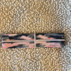 NWOT Lululemon Pink Camo Print Headband